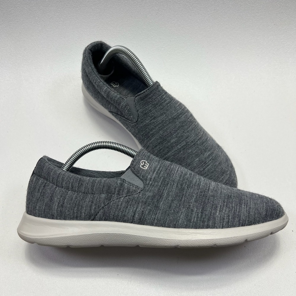Merinos Sneakers Womens Us 10 Gray Wool Slip On Comfort Walking Shoes 265mm